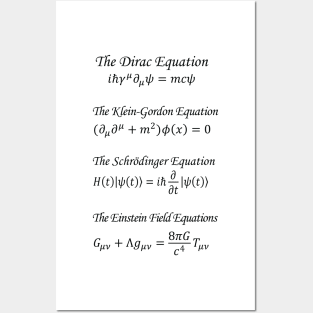 Theoretical Physics Equations Posters and Art